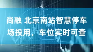 尚融 北京南站智慧停车场投用，车位实时可查